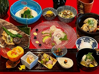 [接待/会食/祝い事に]月替わり おまかせ料理コース