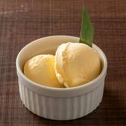 写真は、バニラアイス