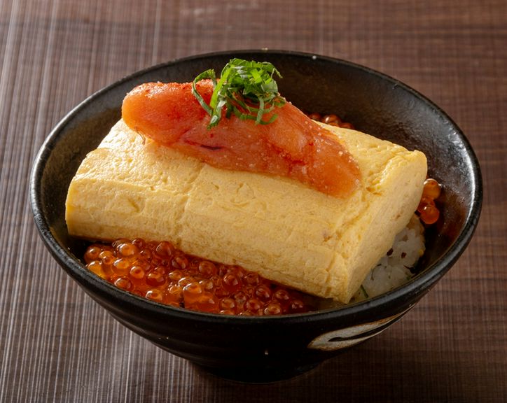 明太子とだしまきイクラ丼    1680円(税抜)<1848円 (税込)>