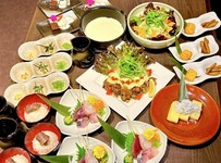 全席個室完備!!弥右衛門で夏のご宴会はいかがですか？
人気のお料理に2時間飲み放題付(L.O.30分前)!!