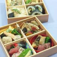 家族での楽しいお食事に、
ご家庭や会社での、お客様のおもてなしに、
また、行楽弁当や会議弁当に
是非どうぞ！
ご予算やお好みに合わせて、献立をおつくりします。