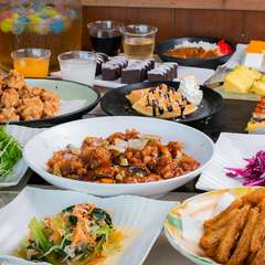 和・洋・中の創作料理から、しゃぶしゃぶ、デザートまで！3種類のコースが用意された『食べ放題』