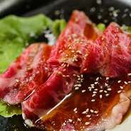 当店1番人気！おはな焼き　近江牛ミスジ