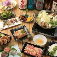 新鮮な素材の味を活かした日本酒人名物の料理がご堪能できるプランです！