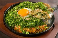 基本トッピング：豚肉、イカ天、大葉、ネギ
テイクアウト可