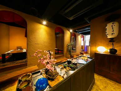 落ち着いた空間で団体でもゆっくり利用できます。