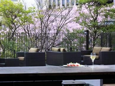 テラス席がある