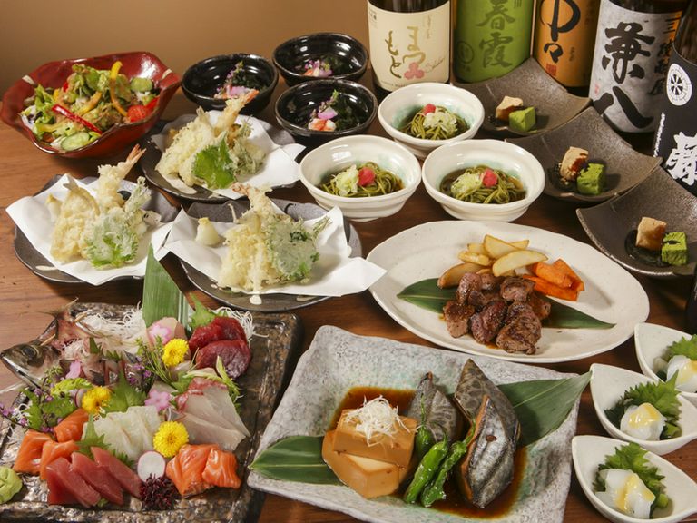美味しい和食と旨いお酒。個室の宴会は最大40名まで可能
