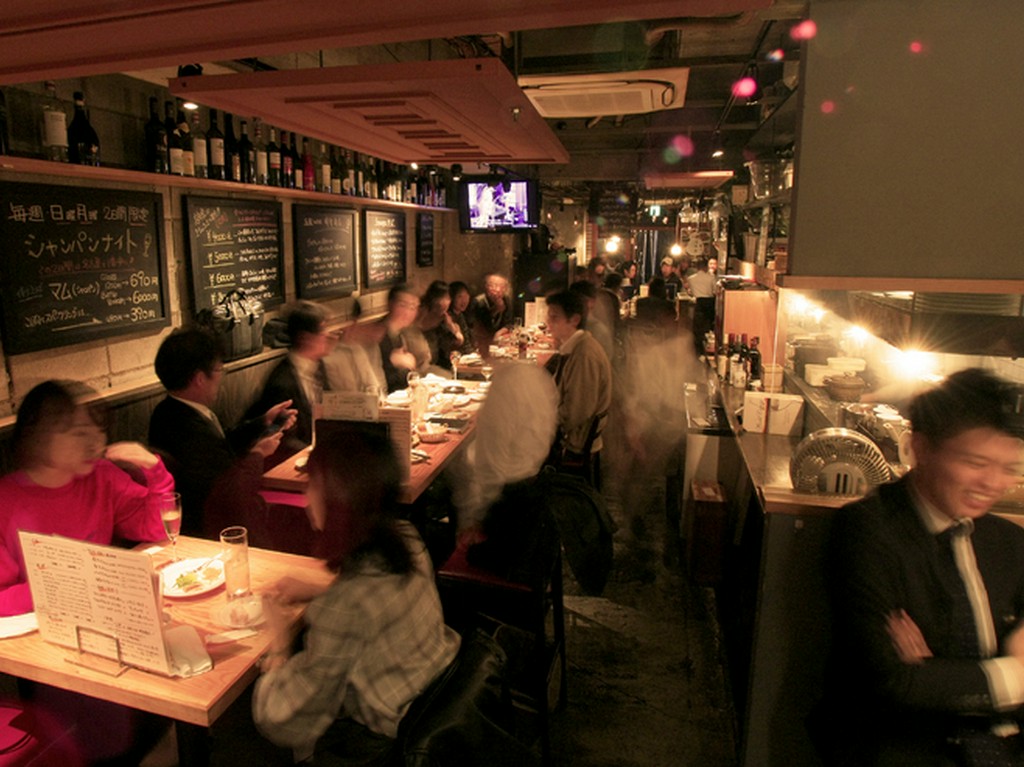 雰囲気自慢のテーブル席