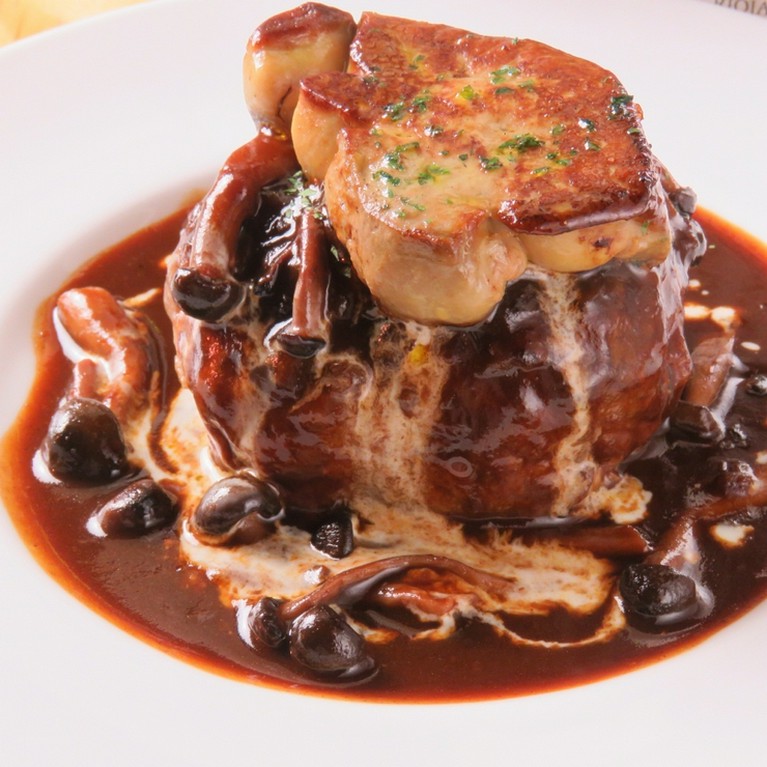 フォアグラ乗せ・ハンバーグ