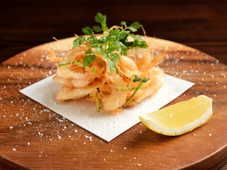 豊かな風味を閉じ込めた『白エビのかき揚げ』