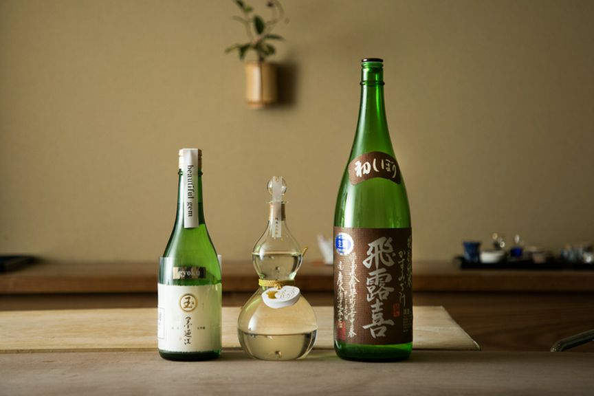 キレがあり、香り、旨味に幅のある日本酒を約15種をセレクト