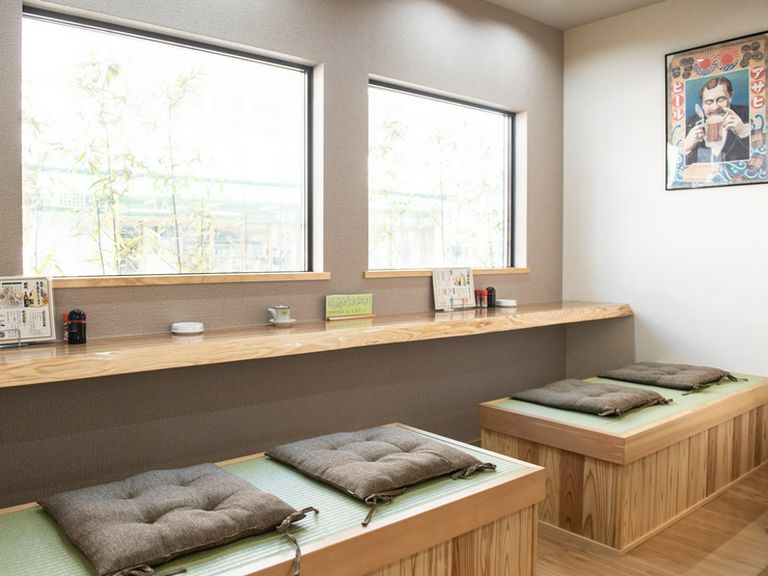 ゆったりと寛いだ時間を享受できる、和の癒やし空間