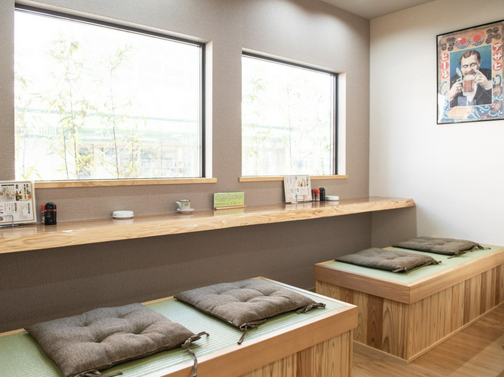 ゆったりと寛いだ時間を享受できる、和の癒やし空間