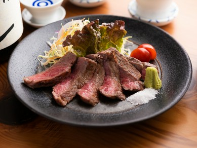 国産黒毛和牛の塩焼き（ランプ又はイチボ）