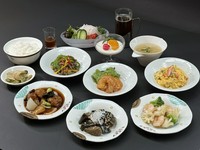 海風楼自慢の料理をお好みでお選びいただけるセット。ライス・スープはおかわり自由！