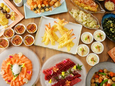 本鮪＆サーモン食べ放題+New Yearおばんざいランチブッフェ 限定開催　2026年 1/10（土）～12日（祝）