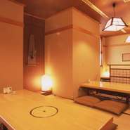 2～26名様まで気軽に利用できる、小上がりの座敷