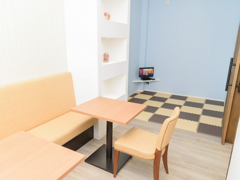 ママの目の届く距離。子供も楽しく利用できるキッズルーム