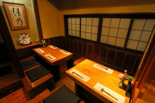 12名以上なら貸切に対応。周りを気にすることなく食事を満喫