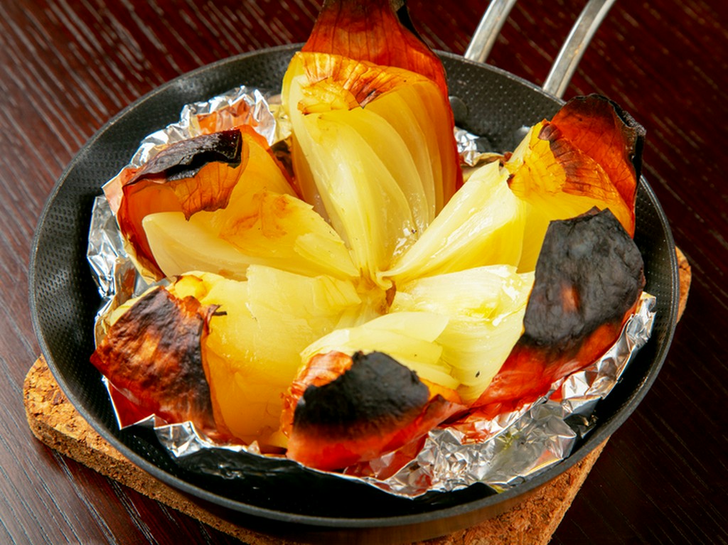 玉葱の丸ごとロースト