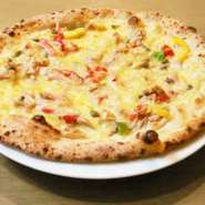 ツナとパプリカのpizza！