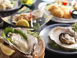 名代的矢牡蛎料理 Ikadasou山上