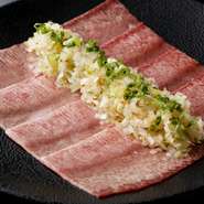 本日の霜降り（上）1,320円
本日の赤身（上）1,320円
本日の「最とび」赤身盛り7,480円
封印!壺漬け飛騨牛　1,078円
ネギカルビ　1,650円
飛騨牛すね焼き　946円
薄切り骨付きテール焼き　946円
絶品ホルモン　748円