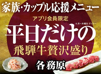 アプリ会員限定<飛騨牛贅沢盛りセット>