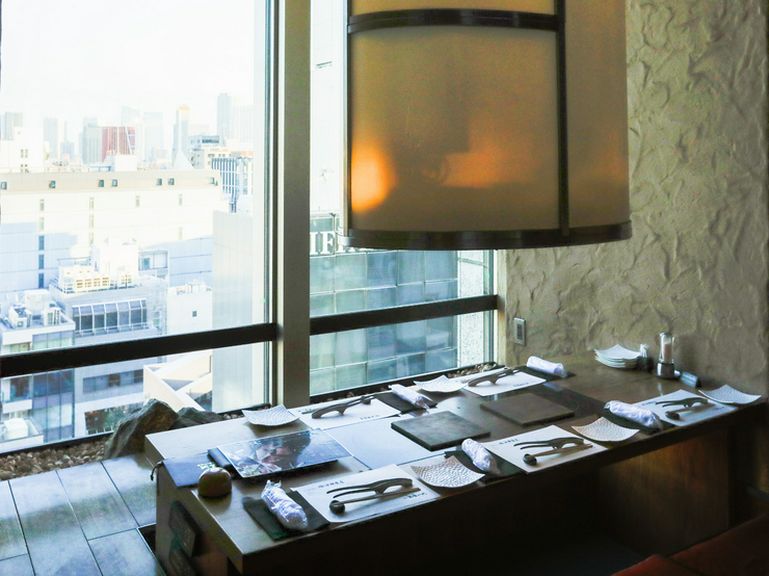銀座ならではの高級感漂うモダンなつくりは、おもてなしに最適