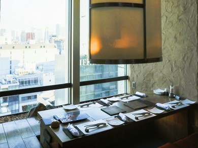 銀座ならではの高級感漂うモダンなつくりは、おもてなしに最適