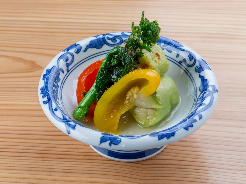 彩り野菜のおひたし