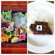 ①彩り前菜BOX
②JAPANX肩ロースとセミドライイチジクの赤ﾜｲﾝ煮込み
③メゾンカイザーさんのパン
詳しくは、ホームページをご覧ください。
http://www.il-mio.com/