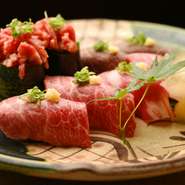 日本酒と相性抜群。脂の甘みが際立つ『桜寿司』