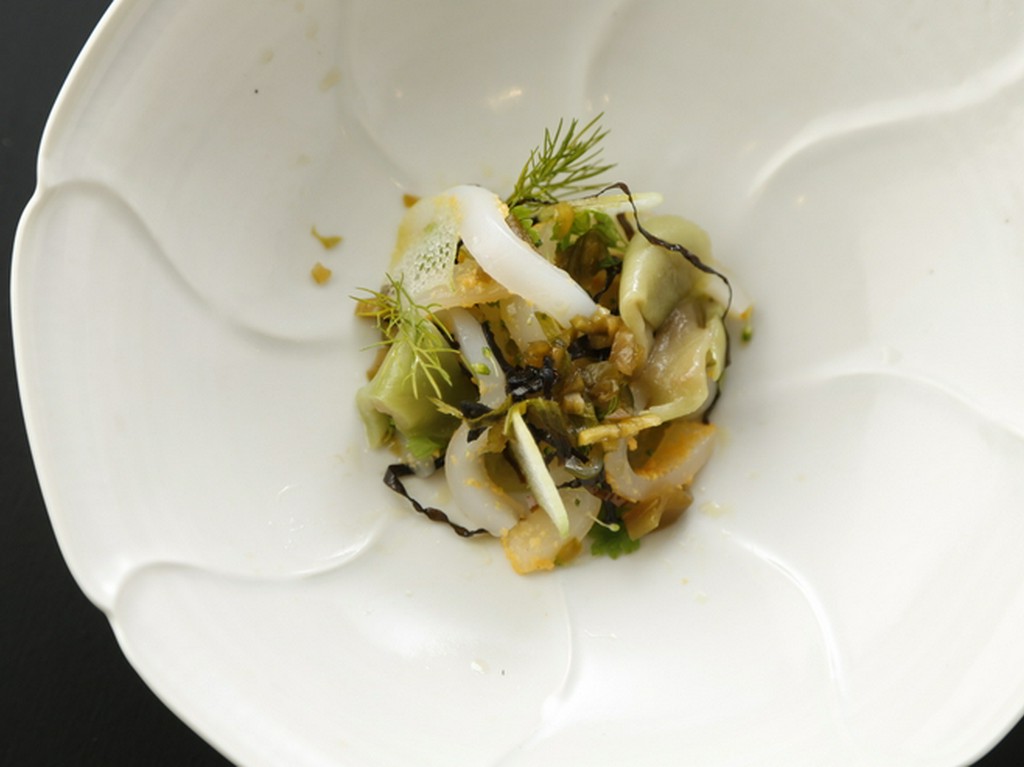 旬の海の幸による魚料理『ヤリイカ』