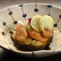 とろける賀茂茄子とジューシーな大山鶏が絶妙の『大山鶏肩ロースと賀茂茄子の南蛮漬け』