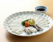 ・ゆびき（てっぴ）
・てっさ（大）
・フグ唐揚げ
・てっちり（アラ身3切）鍋野菜
・雑炊
・デザート