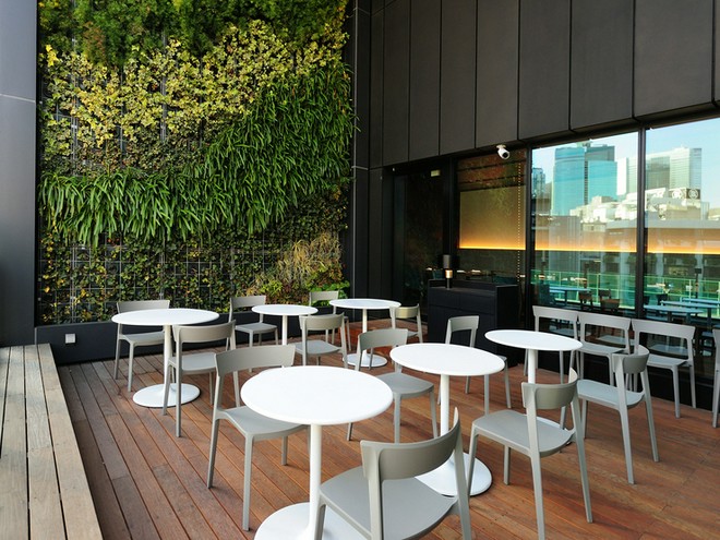 テラス席がある