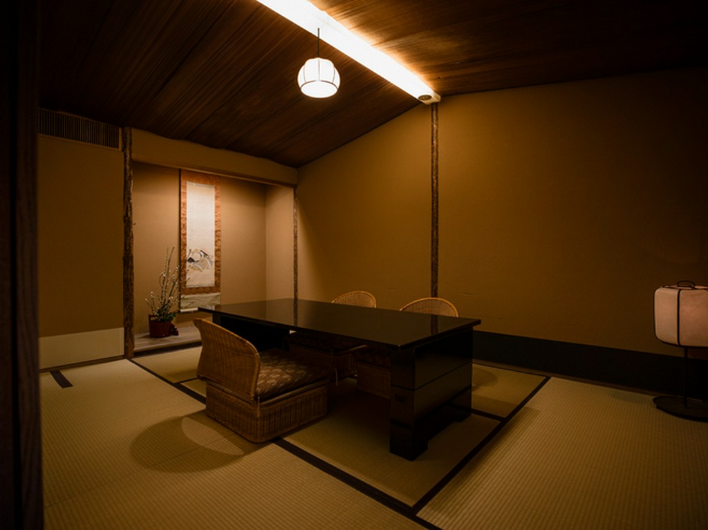 大小異なる、設えにもこだわった3つの個室