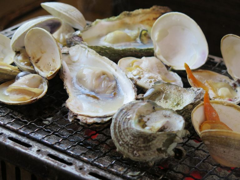 活貝浜焼き食べ放題