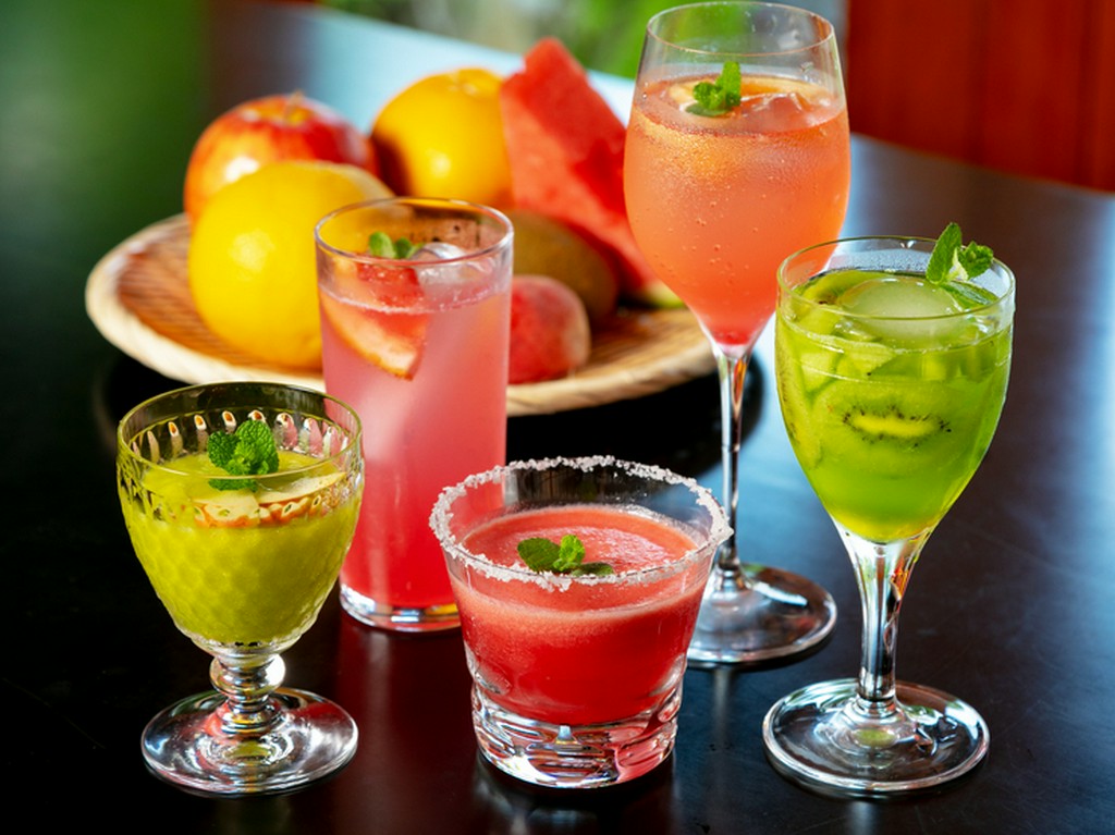 ノンアルコールの『フレッシュフルーツカクテル』各種