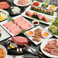 産地やブランドにはこだわらず、その時に一番美味しい牛肉を全国から取り寄せるのが【焼肉しんちゃん】のこだわり。中でも希少部位のザブトンを使った『和牛焼きしゃぶ』はうっとりするほどの美味しさです。