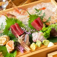 本日のおすすめ刺身、その日によってかわります。