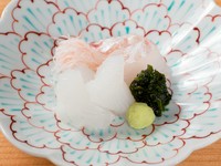 駿河湾で獲れた新鮮な海の幸を堪能する『本日のお造り』