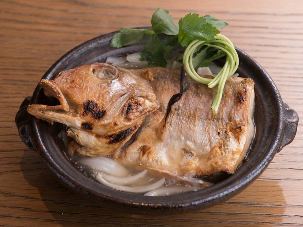 出汁とのマリアージュがたまらない『甘鯛の焼き浸し小鍋仕立て』