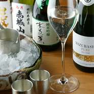 群馬の美味しい地酒が豊富に集い、『水芭蕉』のプレミアム酒も