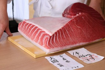 名仲卸「やま幸」より仕入れる、春夏秋冬の『中トロ』