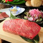 ランチタイムに気軽に堪能『神戸牛サーロインランチ』