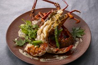 伊勢海老の鉄板焼