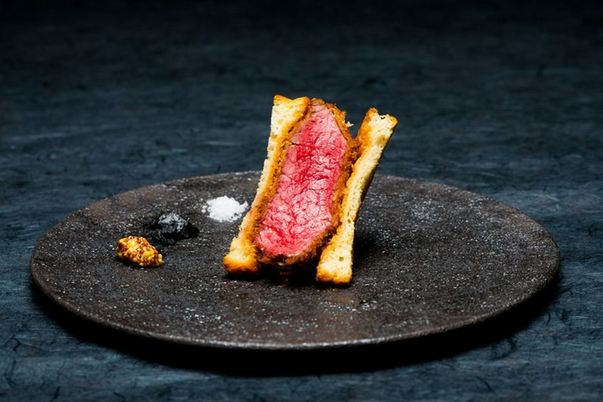 牛カツ×ブリオッシュ